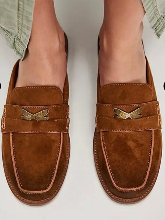 Free People Shoes - NWT Free People Lucky Loafer Mules